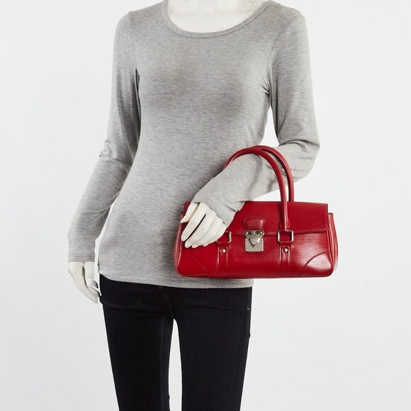 Louis Vuitton Red Epi Leather Segur PM Bag - Picture 1 of 11